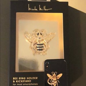 Nicole Miller Bee Ring Holder and Kickstand NWT